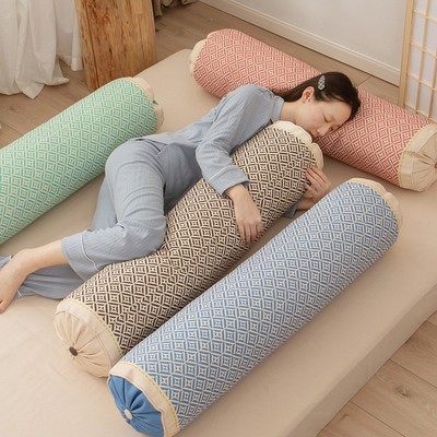 圆柱长条抱枕女生睡觉夹腿男生款靠枕专用大人长枕头长条枕可拆洗