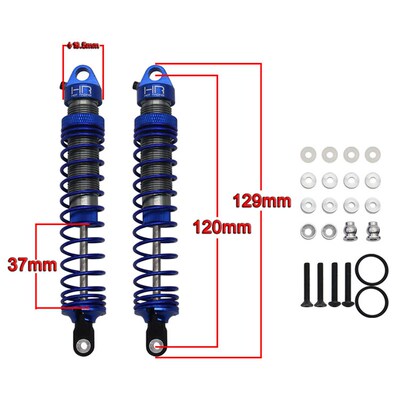 HR trx4 scx10攀爬车金属避震120MM--对装  2支 scx10 1/10