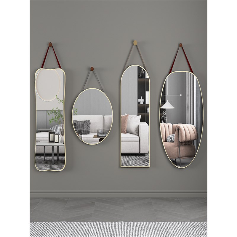 新疆门后全身镜穿衣镜异形镜子壁挂式家用客厅装饰女生宿舍挂