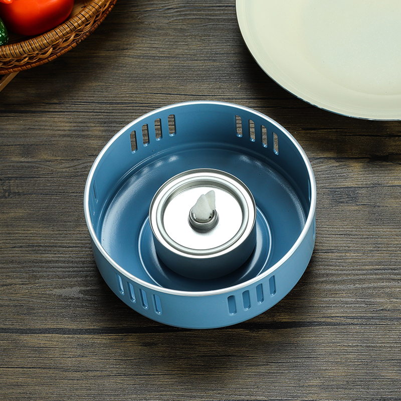 加厚铝合金酒精炉中式小火锅家用硬质干锅锅子暖汤炉固体酒精适用