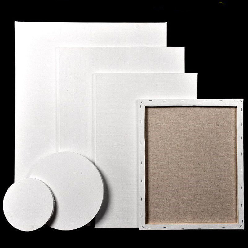 绘画材料画材初学者亚麻油画布油画框空白画板子内框油画颜料工具