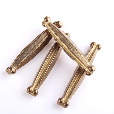 梦达撒网铜网坠子打鱼网坠黄铜坠渔手抛网铜角子网脚子撒网坠