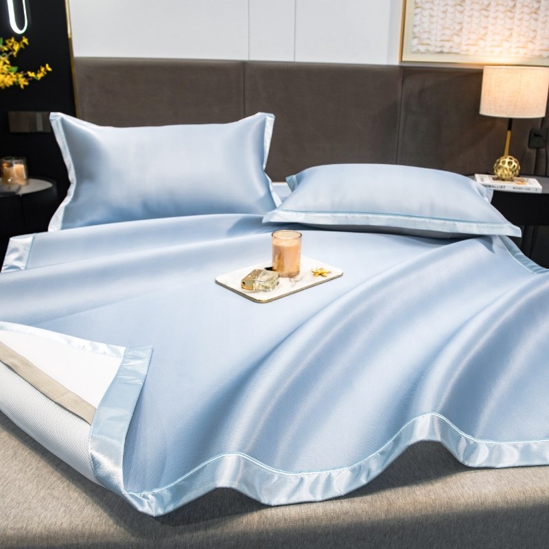 丝丝美牛奶丝冰丝凉席三件套1.5米空调席1.8床垫可折叠,床上用品,冰丝席,淘宝优惠券,粉丝福利购,淘宝优惠卷