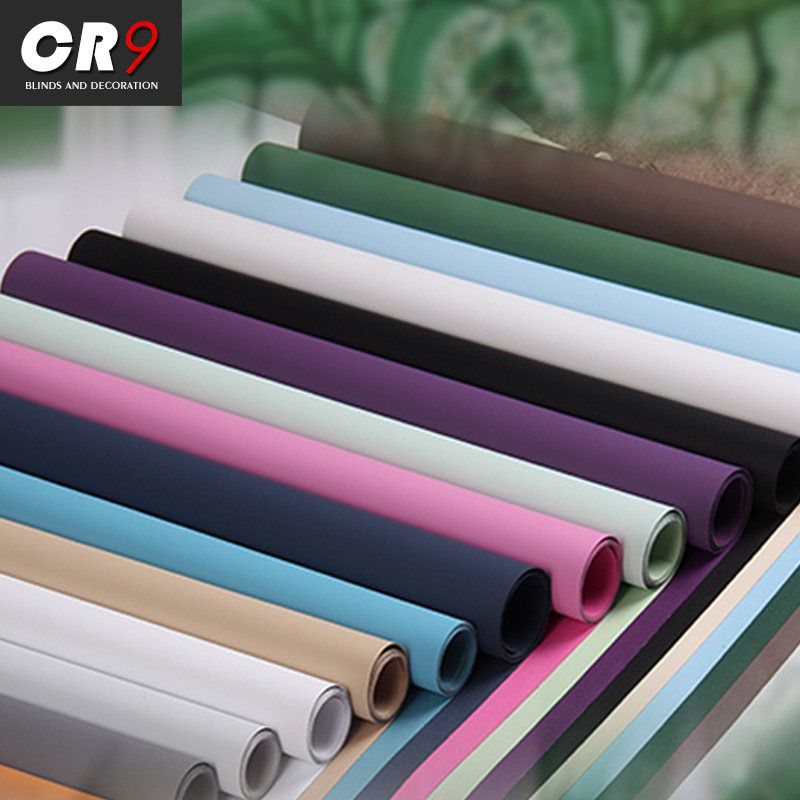 CR9卷帘面料布料窗帘 半遮光全遮光遮阳隔热 定制多色配色涂层