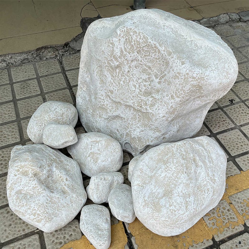 仿真玻璃钢石头景观园林装饰不规则酒店舞台庭院创意假山造景摆件