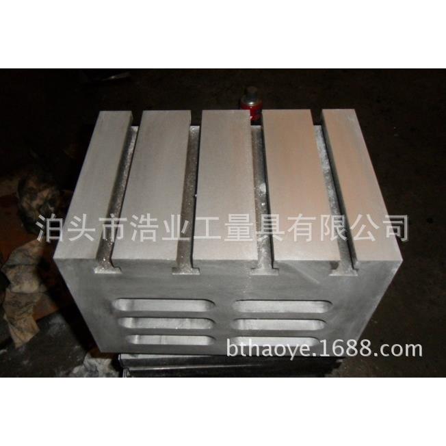 铸铁刮研方箱 钳工测量方筒 规格450mm 十字架方箱图片