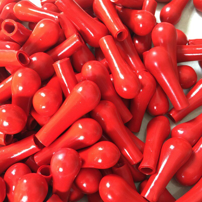 红皮头 乳胶头 吸头玻璃刻度滴吸管管用滴瓶用红胶头200个/包