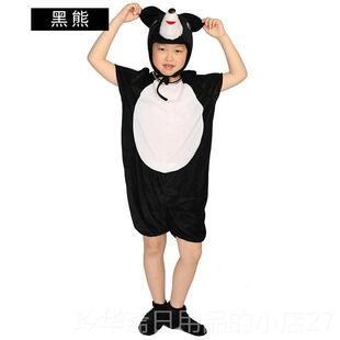 高档儿童演大出服动物服装儿小熊熊园猫棕熊黑熊狗熊话幼剧表演服