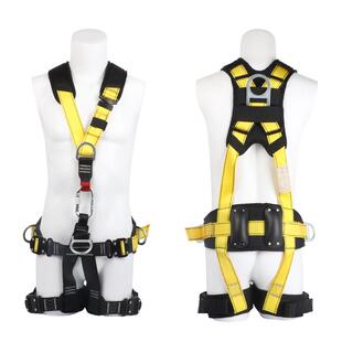 哥尔姆风电安全带电工高空作业户外防坠落五点式安全绳套装897