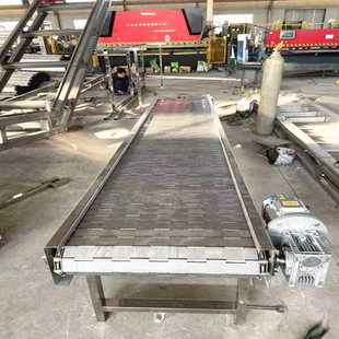 厂家生产直行链板输送机平行输送链板烘干输送机不锈钢物料输