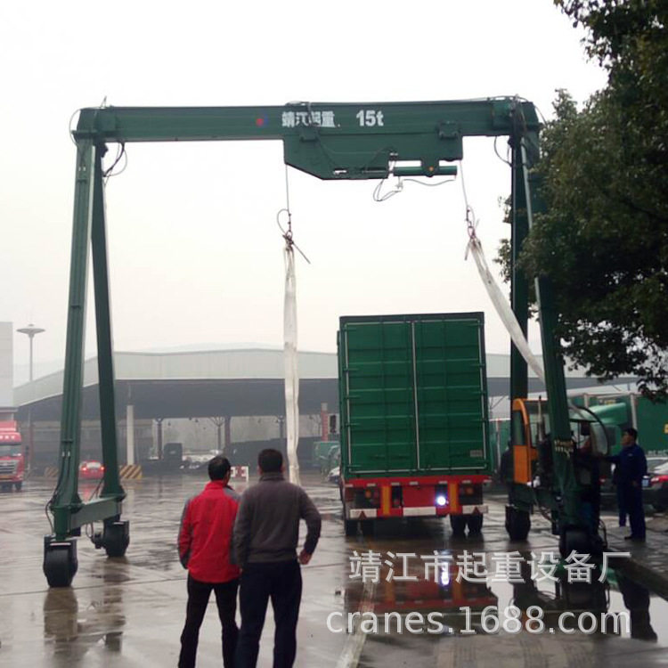 集装箱储运场用 轮胎式龙门吊 运作效率高 泰安 10t20t40t60t