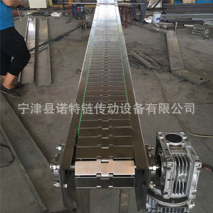 厂家直供压铸机降温线链板输送机 平顶链输送机 果蔬链板式清洗机