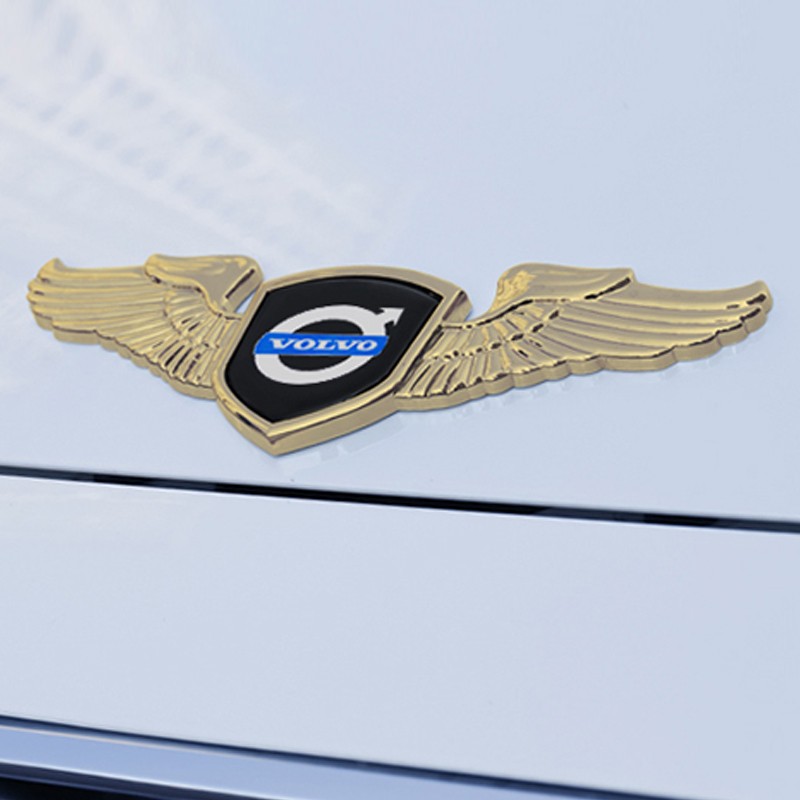 2018款沃尔沃XC0 V0 S90 V S0L改装专用机盖标金属车标装饰