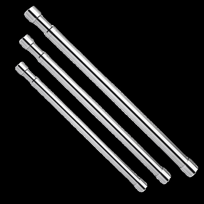 伸缩式衣柜挂杆不锈钢衣杆打孔衣橱柜衣通架可调节晾衣架横杆配件