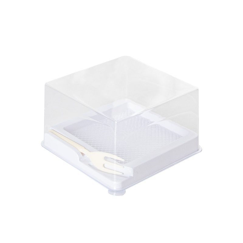 红丝绒蛋糕黑森林包装盒咸奶油防雾蛋糕切块盒烘焙包装打包盒