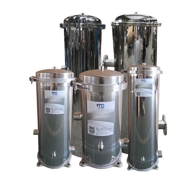 精密保安袋式卡箍法兰30不锈钢家用工业前置处理PP棉滤芯