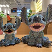 星际宝贝史迪奇中号满贴钻存钱罐史迪仔汽车摆件粘钻礼品送朋友