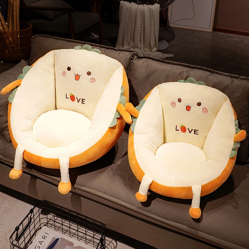 坐垫蒲团靠背一体懒人坐墩地上屁股垫子办公室椅子护腰靠垫软屁垫