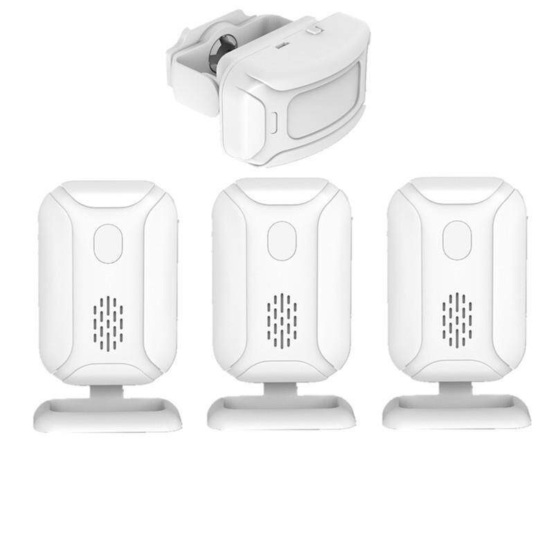 分体式门铃感应器店铺进门欢迎光临门口迎宾器红外防盗 一拖三