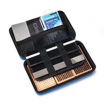 XCMAN滑雪板打蜡刷子套装单双板修边修刃保养护理套装马毛尼龙刷