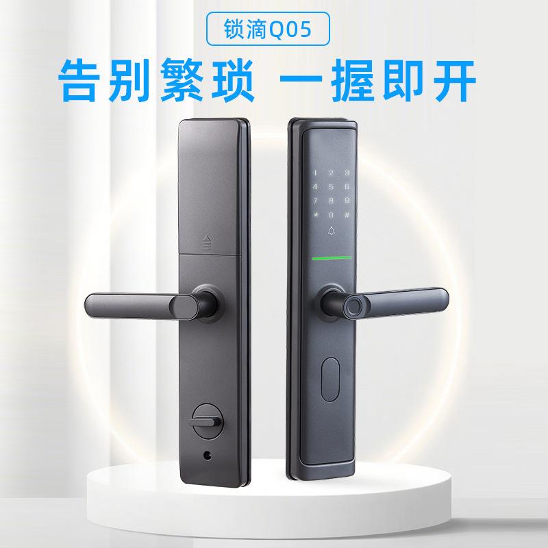 智能门锁民宿专用办公室宿舍家用防盗门锁磁卡锁门锁指纹门锁