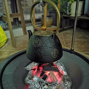 茶道菊花炭核桃炭橄榄炭家用茶室炭炉煮茶碳无烟乌榄炭功夫茶火炭