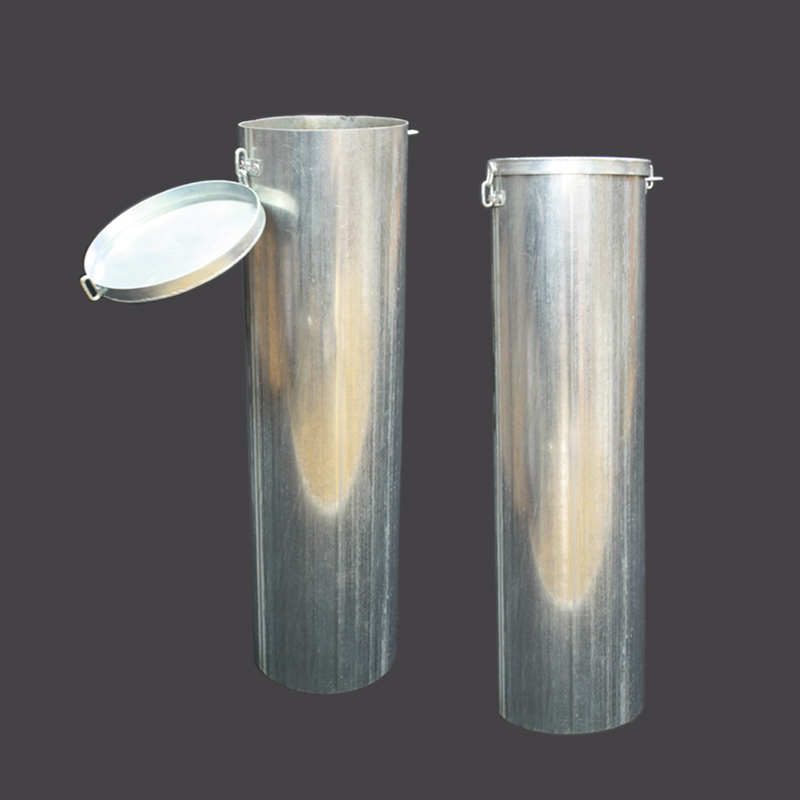 高筒井盖地上型井盖井口保护筒人孔手孔井帽镀锌不锈钢地下水监测