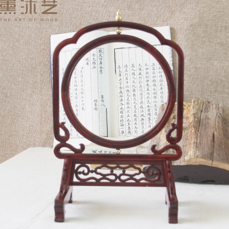 首饰架吊玉架实木红酸枝挂玉架红木玉器翡翠饰品摆件展示吊玉架