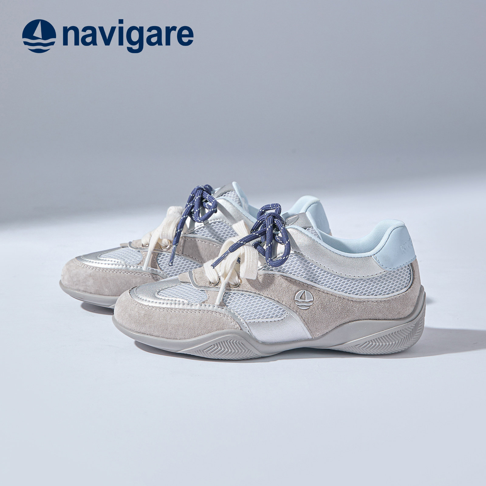 Navigare小帆船德训鞋女夏季新款