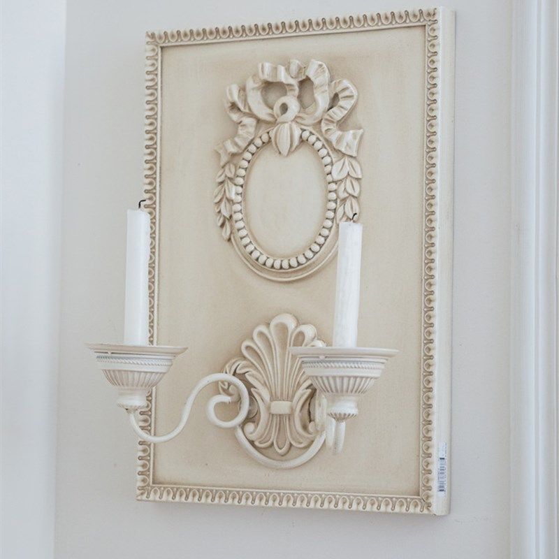 欧式法式乡村蝴蝶结挂墙烛台壁饰壁挂蜡烛台复古装饰品家居挂件,家居饰品,壁饰,淘宝优惠券,粉丝福利购,淘宝优惠卷