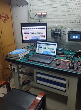 plc实训台实验教学平台比赛培训电工工作台安装多孔网孔板学习桌