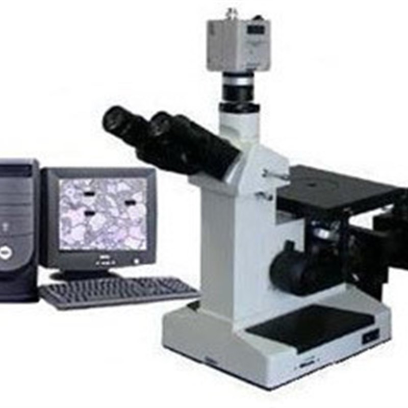 上海光学4xc-ms倒置金相显微镜 三目金相分析显微镜  金相分析仪