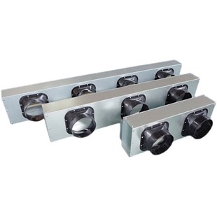 定制风机盘管静压箱一拖多中央空调分风箱出风铁皮导风射流分风口