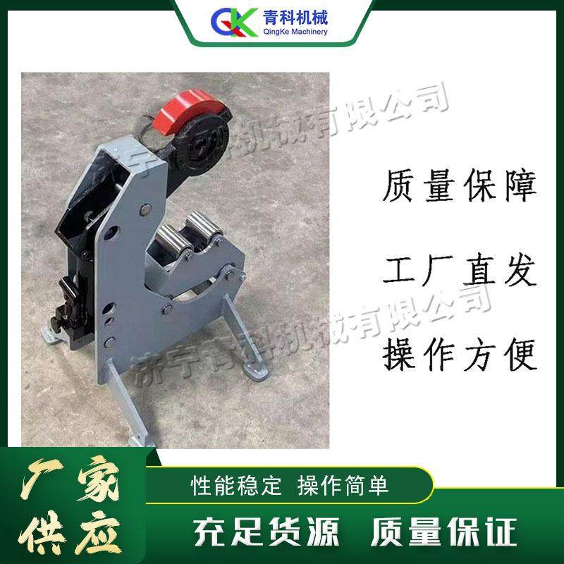 小型圆管滚切机 钢管镀锌管切割设备 电动便携式螺旋管切割机