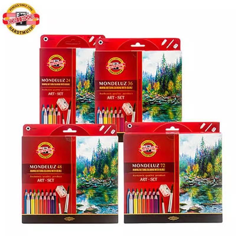 捷克酷喜乐72色彩色铅笔48色水溶性彩铅36色油性水彩铅笔送自来水,文具电教/文化用品/商务用品,彩铅,淘宝优惠券,粉丝福利购,淘宝优惠卷