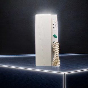 深圳威视安四总线非可视分机V828FV-F老款楼宇对讲分机开门门铃