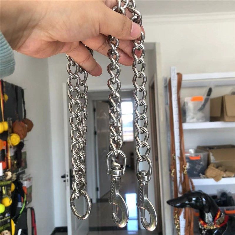 宠物不锈钢双头遛狗绳一托二牵引绳小中大型犬狗链双牵柴犬德牧绳,宠物/宠物食品及用品,狗牵引绳,淘宝优惠券,粉丝福利购,淘宝优惠卷