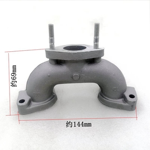 机车嘉陵太子CM125大地鹰王CA250改装化油器接口改单改装化接头