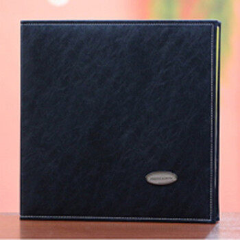 pu皮面18寸自粘贴相册礼盒装商务送礼送同事白卡20张面覆膜影集