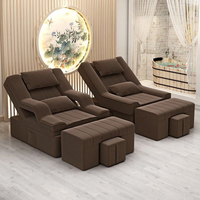 足疗沙发洗脚足浴美甲美睫沙发躺椅按摩床沙发电【新疆西藏专链】