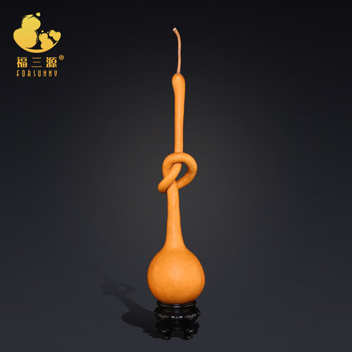 葫芦摆件文玩天然手把件大号异形长把客厅油锤八宝蚂蚁肚家具摆设