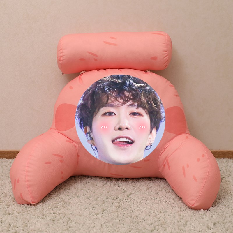 diy照片定制腰靠垫护腰椎多功能范丞丞抱枕靠背床头软包趴趴枕头