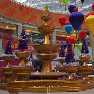 玻璃钢雕塑室外广场入口美陈玻璃钢组合花盆创意景观装饰落地摆件