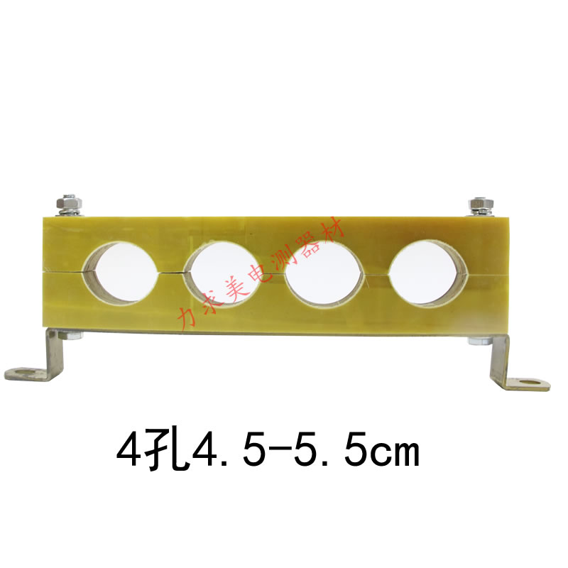 单孔/2/3//5//7/8孔环氧树脂矿物电缆夹具桥架竖井耐高压固定夹