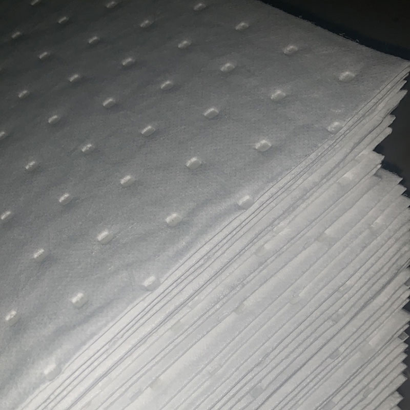 强力工业吸油棉片吸液酸棉吸附棉吸油毯化学品海上漏溢油船吸油