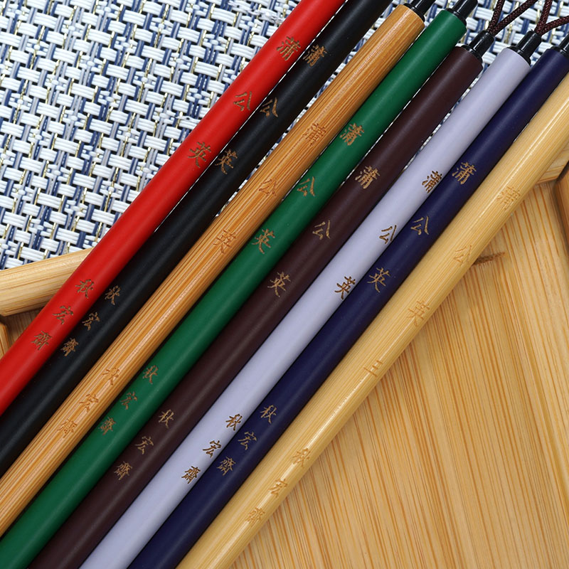 秋宏斋蒲公英彩色竹杆手工毛笔水彩画国画漫画手绘狼毫勾线面相笔