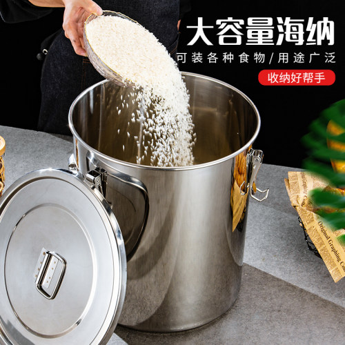 304不锈钢密封桶酒桶茶叶罐运输桶牛奶桶发酵桶食用油桶30升米桶