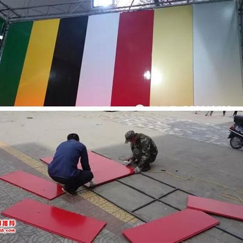 三维扣板新型门头广告牌立体招牌3D彩钢板风动扣板平贴大方板