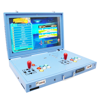 摇杆街机游戏机家用大型2寸人一体机便携翻盖折叠97拳王格斗机