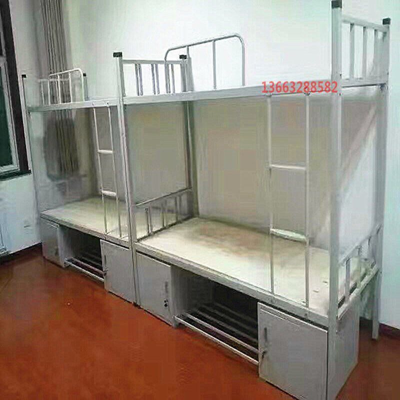 上下床铁架床学校学生宿舍上下双层床员工工地高低床公寓床河北定